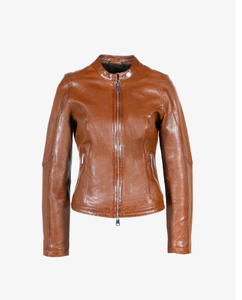 Vente en gros Meilleur prix Veste en cuir véritable personnalisée pour femmes Design élégant 202 - Product Image 1