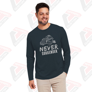 Camiseta de Jersey de algodón de manga larga para hombre Heritage, apliques cómodos de verano ecológicos disponibles, estilos de pana de mezclilla Batik - Product Image 3