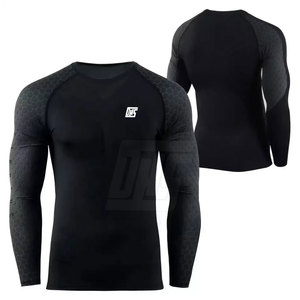 Prix d'usine Rash Guard MMA de sport personnalisé professionnel Rash Guard MMA imprimé de logo personnalisé - Product Image 3