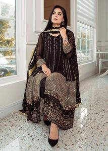 Top Georgette pesado de calidad superior con hermoso conjunto de pantalón Georgette Anarkali Kurti bordado y pesado para mujeres y niñas - Product Image 2