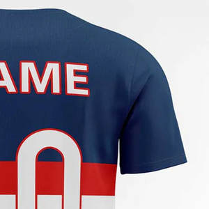 Jersey de béisbol con botones para hombre, estampado personalizado, sublimación, talla grande 100%, ropa deportiva de poliéster, patrón liso corto, novedad - Product Image 6