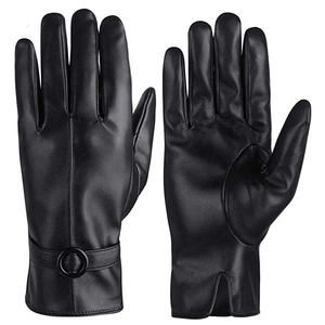 Guantes de Seguridad para Hombre Hechos a Medida OEM, de Cuero Genuino, Ecológicos y Transpirables para Invierno, Fiestas Casuales - Venta al Por Mayor - Product Image 2