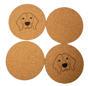 Emoji Design <b>Cork</b> <b>Coasters</b> Latest Design 2025 Top Selling Table Decor Wood & Stone High Quality Coffee <b>Coasters</b> Wholesale Price - Product Image 3