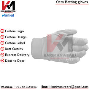 Guantes de bateo profesional para adultos Guantes de cricket de calidad premium Rendimiento Jugadores profesionales Ropa deportiva Guantes de bateo - Product Image 3