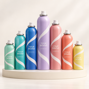 Latas de Aerosol de Aluminio Vacías al por Mayor, Botellas de Metal con Logotipo Personalizado para Spray Corporal, Spray para el Cabello y Productos de Cuidado Personal - Product Image 3