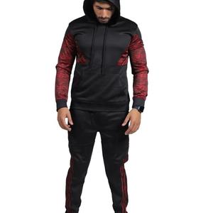 Conjunto Deportivo Personalizado al por Mayor para Hombre, Ropa Deportiva para Entrenamiento y Trotar, Corte Ajustado, Impresión DTG, Conjunto de 2 Piezas - Product Image 1