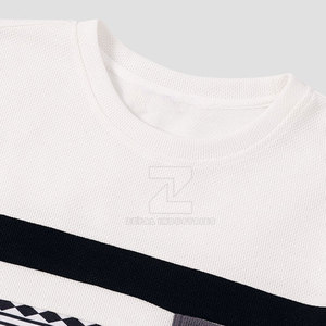 T-shirts pour hommes de haute qualité avec logo personnalisé, 100% coton, écologiques, respirants, col rond, manches courtes, vente en gros - Product Image 3