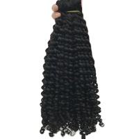 BIGG-máquina de cabello de doble trama, 16 ", # 1B, cutícula de estiramiento súper doble, alineación, extensión de cabello Remy virgen humano 100% Natural - Product Image 3