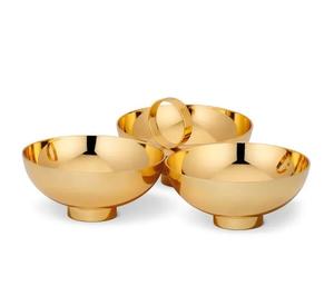 Fancy Vantage Modern Brass Shiny Polish Condiment Venta caliente Premium Bowl Luxuries Royal Classic Look Fruit Serving Tazón hecho a mano - Product Image 2