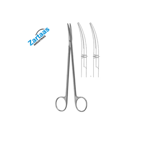 Tijeras Toennis-Adson de acero inoxidable de alta calidad, fabricante y exportador de instrumentos quirúrgicos curvos - Product Image 1