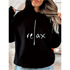 Sudadera Kinitwear para mujer Otoño/Invierno hecha en China sudadera estándar de ocio de un color - Product Image 1