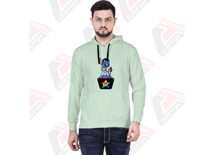 Premium Men's Pullover Hoodie Ultra Cozy Soft 100% Cotton Embroidered Beaded Stonewashed Eco-Friendly Winter Season Customized - Product Image 3
