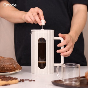 Cafetière à piston en verre de 1000 ml avec logo personnalisé - Product Image 5