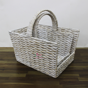 Artex Dong Thap Eco Friendly Water Hyacinth <b>Log</b> Basket Durable Handcrafted Storage Solution for <b>Fireplace</b> and Home Use - Product Image 3