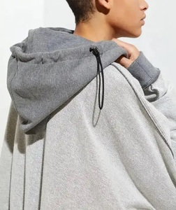Nuevo estilo Streetwear moda gruesa logotipo bordado personalizado hombres Hip Hop Street Wear pulóver sudaderas con capucha con diseño personalizado - Product Image 2