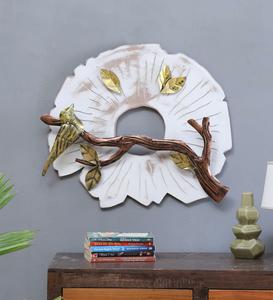 Art mural en fer à motif de plantes de qualité supérieure pour chambre et bureau quantité en vrac décorative Sculpture murale faite à la main Art en métal - Product Image 4