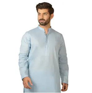Costume Shalwar Kameez pour homme de haute qualité, en viscose, best-seller, respirant. - Product Image 1