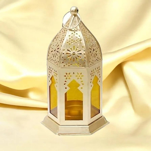 Noël tendance maison métal lanterne métal verre votive bougeoir pour décor à la maison Table suspendue ou lampe à LED pour les fêtes - Product Image 3