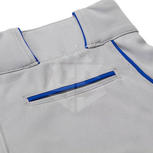 Pantalons de baseball en gros Conception personnalisée Pantalons de baseball légers à quantité minimale de commande bas pour hommes en stock - Product Image 4
