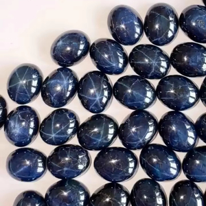Étoile en saphir bleu diffus naturel avec qualité AAA et excellent lustre polissage parfait et utilisation dans les bijoux à bas prix - Product Image 1