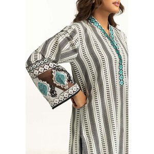 IUSTKSD-2074 Traje Casual de Verano de 3 Piezas con Estampado y Detalles Bordados para Damas de Oficina - Product Image 2