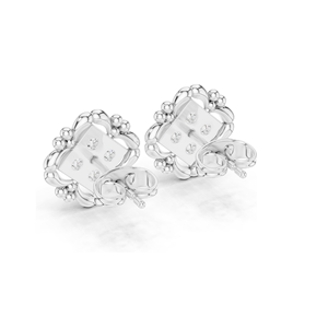 0.52 CT Lab Diamond Earrings for Women VVS-VS EF Clarity 18KT, 14KT, 10KT Gold & 925 Silver Rose, Yellow, <b>White</b> Gold & - Product Image 6