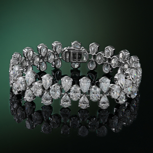 Pulseras de diamantes de laboratorio y oro blanco hechas a mano de lujo, accesorios clásicos de moda para mujer, alta joyería de oro sólido de 18K OEM - Product Image 5