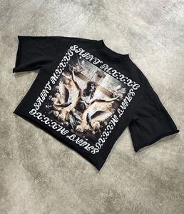 Sweat à capuche zippé en éponge française de haute qualité avec détail en strass à fermeture éclair délavé au soleil Style Hip Hop sans manches pour hommes femmes - Product Image 2