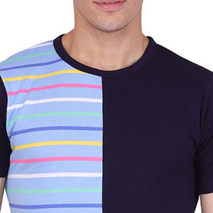 Camiseta de cuello redondo para hombre, manga corta, informal, lisa, para imprimir, informal, más vendida. - Product Image 5