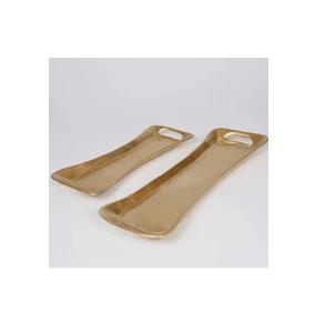 Bol à vaisselle en métal décor double ton Plateau Tendance Nouvelle salade Fruits Chocolat Noix Assiettes de service Cuisine Mariage Décoration de tous les jours - Product Image 1