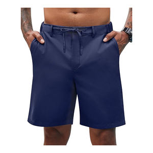 Short de plage pour hommes en polyester 100% confortable de haute qualité 240 GSM Premium avec décoration vintage - Product Image 2