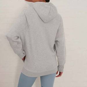 Sweat-shirt à capuche zippé pour femme, taille plus, respirant, en molleton surdimensionné avec col à capuche, sweat-shirt d'hiver de haute qualité - Product Image 4