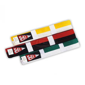 เข็มขัดคาราเต้ผ้าฝ้ายระบายอากาศทนทานเข็มขัดสำหรับฝึกศิลปะการต่อสู้ปรับแต่งได้เป็นมิตรกับสิ่งแวดล้อมสำหรับ100% ฝึกซ้อมแบบมืออาชีพ - Product Image 3