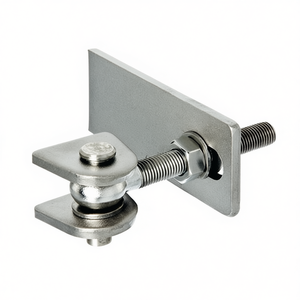 Bisagra de puerta GAH de acero en bruto de 130x30x80x150x34x65mm para cercas, celosías y portones - Product Image 3