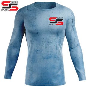 Qualité supérieure Vente à chaud MMA Rash Guard Ensemble de chemise de compression pour hommes Imprimé personnalisé Protège-éruption à manches longues pour femmes - Product Image 4