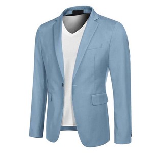 Blazer pour homme à col montant, manches longues, nouveau style tendance, bouton unique, style grec, personnalisable, respirant, veste réversible - Product Image 4
