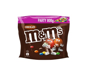 M&M's Chocolat en vrac, chocolat croustillant avec coque de sucre colorée pour mélange de bonbons pour fêtes, 1 x 800g - Product Image 1
