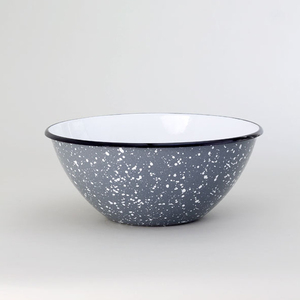 Grand bol à dîner rond en émail métallique personnalisé pour la décoration de la maison, des hôtels et des fêtes, qualité supérieure, utilisation standard - Product Image 5