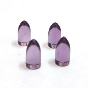 Améthyste 10x5mm pierre lisse en forme de balle Pierre précieuse libre de bonne qualité Pierre unie fantaisie 2.17 carat Pièce pour sertissage de bijoux - Product Image 1