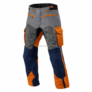 Pantalones MX de cuero transpirables para verano con paneles de rodilla reforzados para movilidad, con logotipo personalizado, detección de agujas y control de calidad, MOQ bajo, de fábrica - Product Image 2
