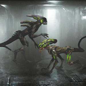 Figuras de Acción Aliens ODM Fireteam, Set de 2, Burster y Spitter, 5cm, Modelo de Dibujos Animados, Juguete de Colección y Decoración, Buena Calidad - Product Image 1