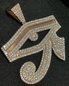 สร้อยคอเงินทำจาก hip hop 925จี้เพชรสำหรับทดสอบผ่าน unisex โรเดียมแบบสั่งทำ - Product Image 3