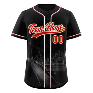 Camiseta de Béisbol Rosa Personalizada de Alta Calidad para Hombre, al por Mayor, con Botones, Rayas Sublimadas, Transpirable, Antibacteriana, Ropa Deportiva - Product Image 5