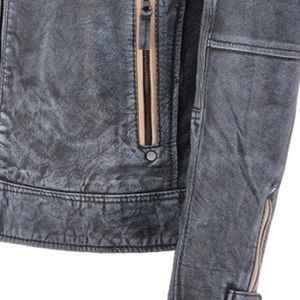 Chaqueta de Invierno de Cuello Alto para Hombre, Personalizable, de Cuero Genuino, Impermeable, Ecológica, Color Marrón, Venta al Por Mayor, Súper Calidad - Product Image 6