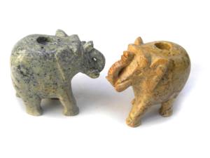 Quemador de Incienso Ecológico de Piedra Natural con Grabados de Elefante y Globo Terráqueo Católico, Diseño Feng Shui - Product Image 3