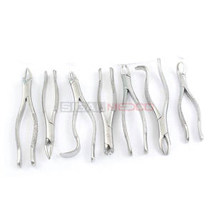 Juego de fórceps de extracción dental de acero inoxidable, 10 piezas cada uno, instrumentos de extracción de dientes para dentistas, cirugía oral - Product Image 5