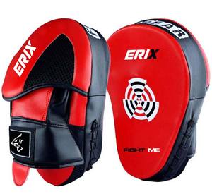 High Quality Durable <b>Leather</b> & PU Material Training Focus Pads and Curved <b>Punch</b> Mitts for Muay Thai & MMA Boxing - Product Image 4