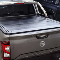 Accessoires pour Nissan Navara Pro4x UTE : Volets roulants anti-pression, couvercle souple rétractable étanche avec verrouillage à clé, style sport