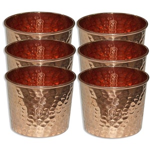 ถ้วยเซรามิก4ชิ้นสีดำออกซิไดซ์สีดำดีไซน์แบบตีด้วยค้อนโบราณ - Product Image 6