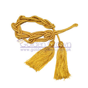 Venta caliente Golden Alb Cincture Cord Precio bajo Bishop Tassel Liturgical Cord Cincture - Product Image 1